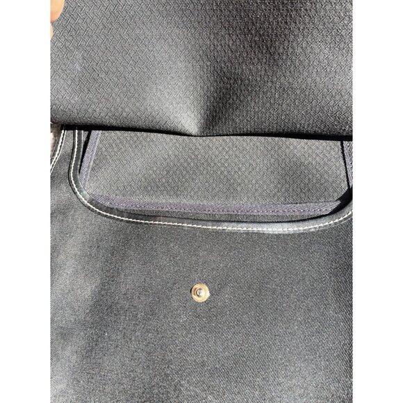 Black Dooney and‎ Bourke Vintage Canvad Leather Crossbody Black Bag - Picture 4 of 10